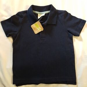 Crazy 8 boys size 18-24 months blue 2 button boys polo shirt NWT